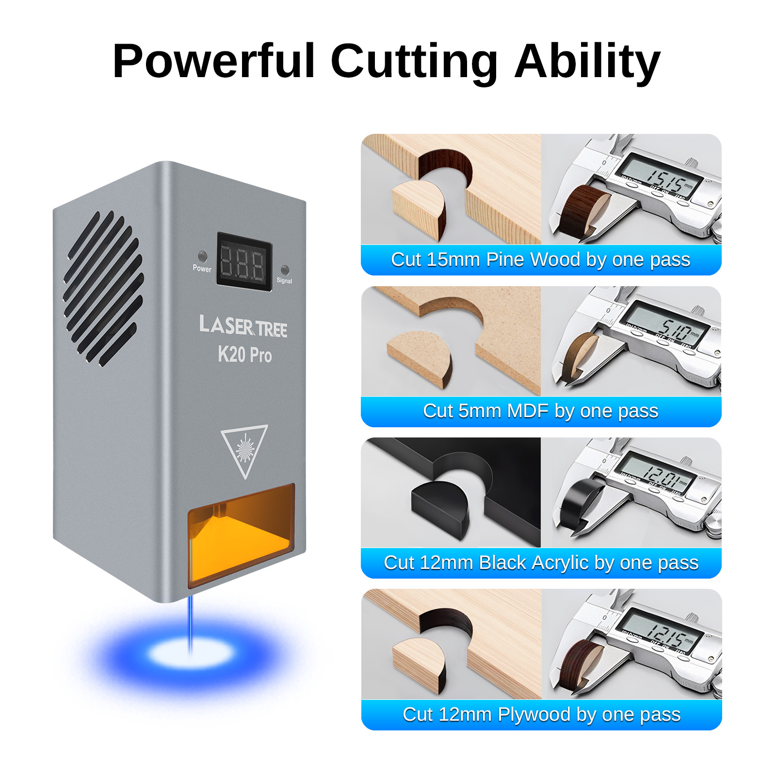 LASER TREE 10W 20W 30W 40W Opt - đánh giá và giá Industrial Laser Engraver