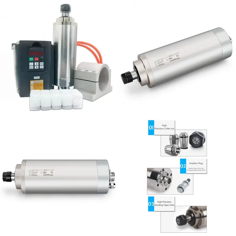 2026 HOT Round Type 65mm 80mm  - đánh giá và giá Cnc Spindle Motor
