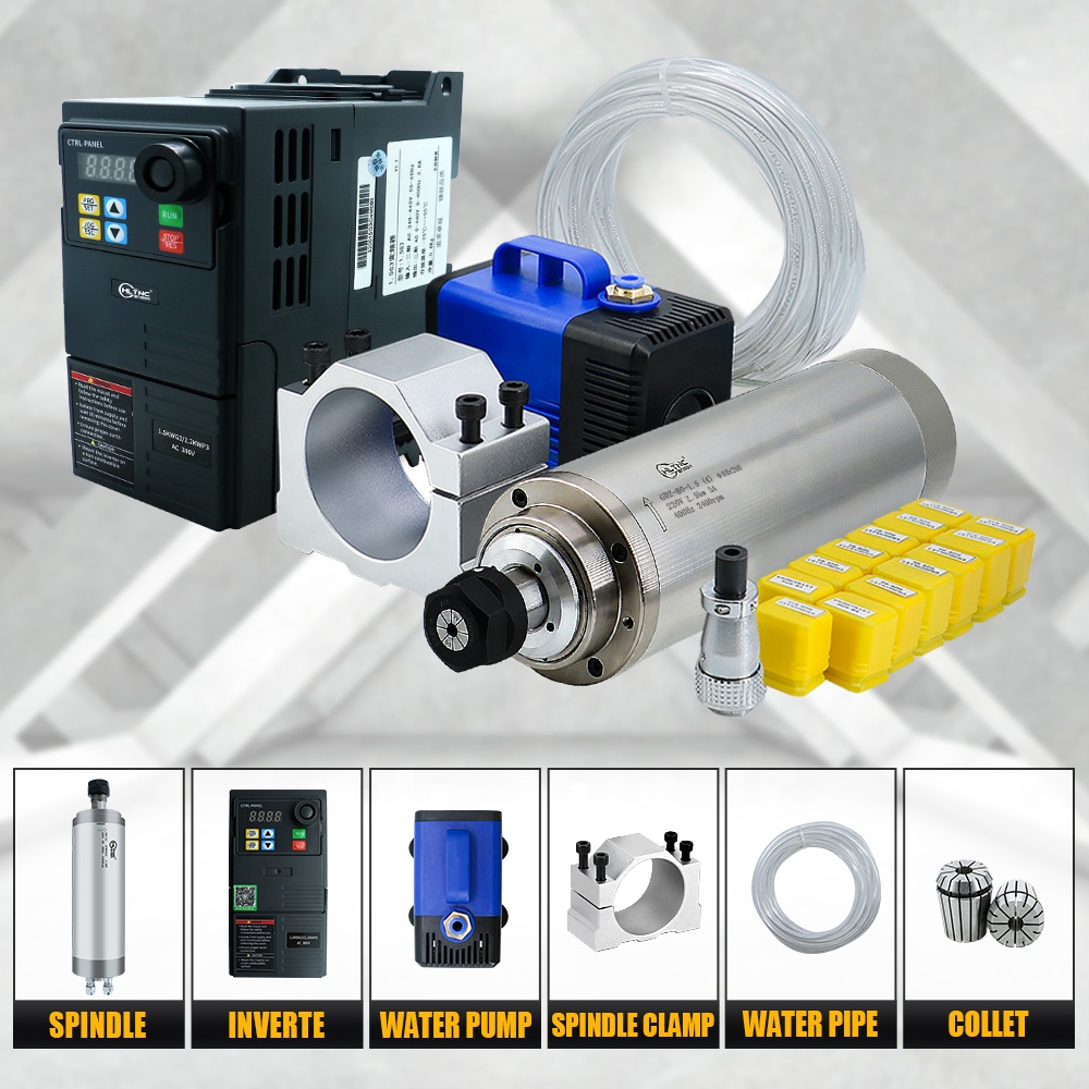220V ER20 2.2kw 80mm Water Coo - đánh giá và giá Cnc Spindle Motor