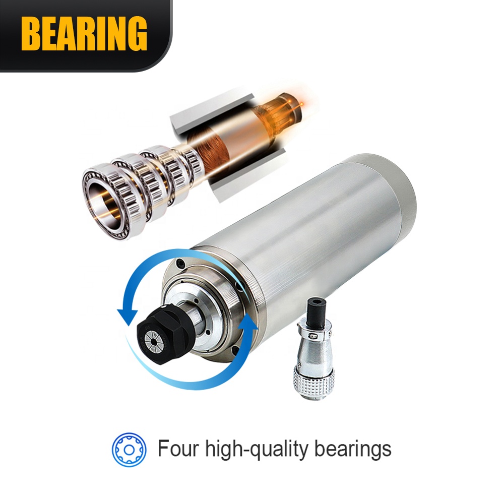 220V ER20 2.2kw 80mm Water Coo - đánh giá và giá Cnc Spindle Motor