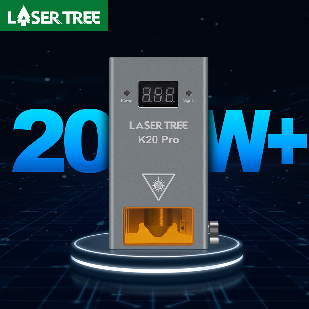 LASER TREE K20 20W Optical Pow - đánh giá và giá Industrial Laser Engraver