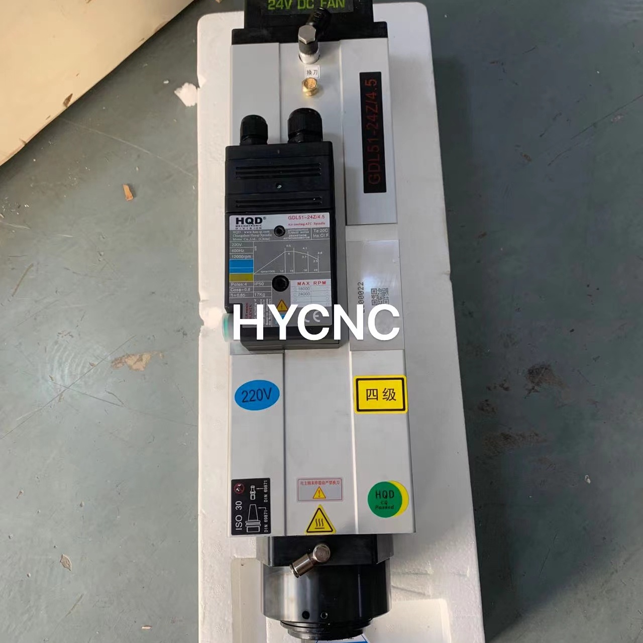 4.5 Kw Atc Spindle Iso30 Motor - đánh giá và giá Cnc Spindle Motor