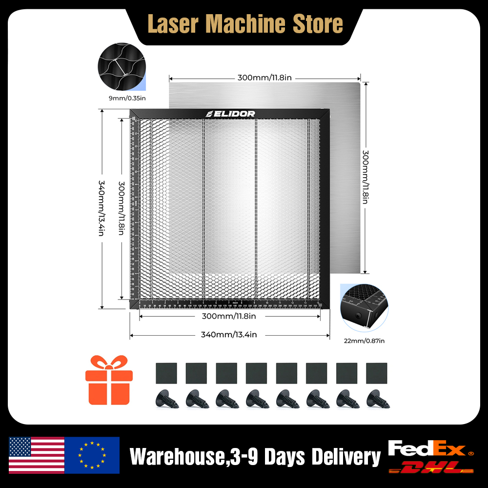 ELIDOR Laser Honeycomb Working - đánh giá và giá Honeycomb Laser Bed