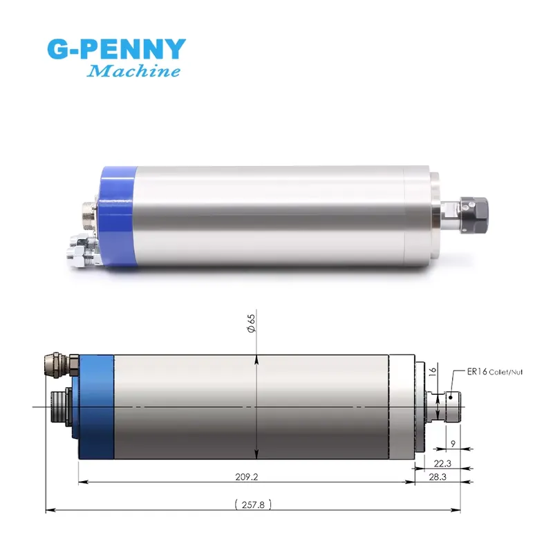 Customization G-PENNY 110v/220 - đánh giá và giá Cnc Spindle Motor