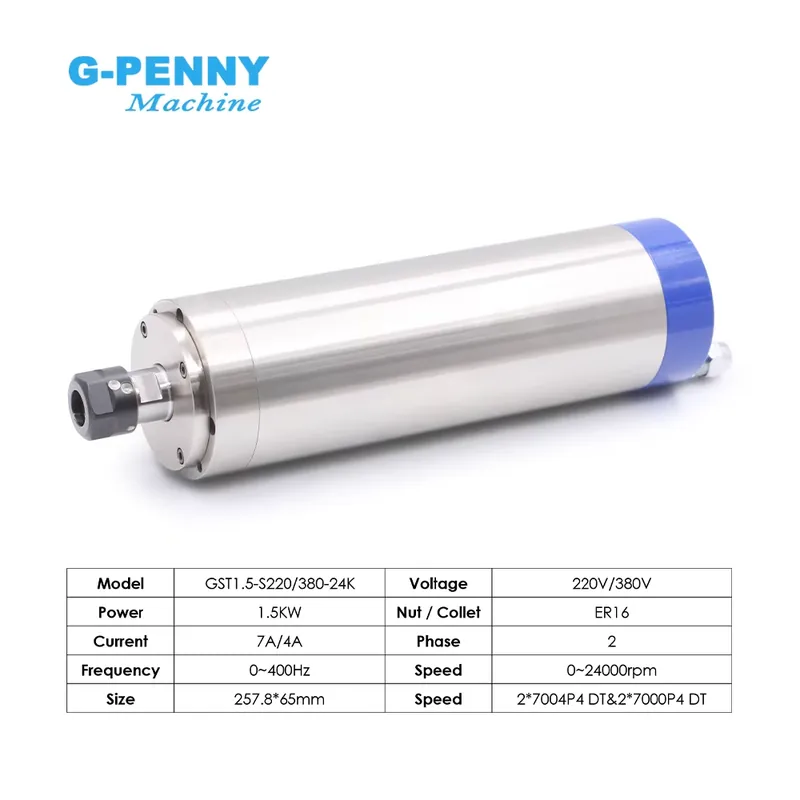 Customization G-PENNY 110v/220 - đánh giá và giá Cnc Spindle Motor