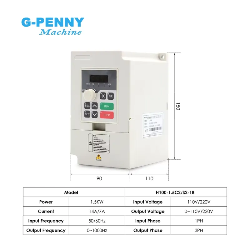 Customization G-PENNY 110v/220 - đánh giá và giá Cnc Spindle Motor