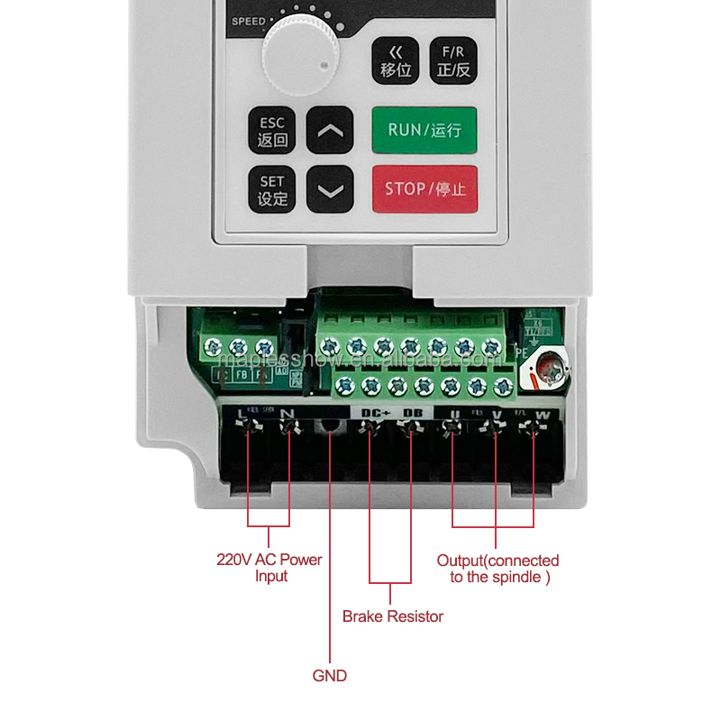 1.5kw 110v/220v/380vac Inverte - đánh giá và giá Cnc Spindle Motor